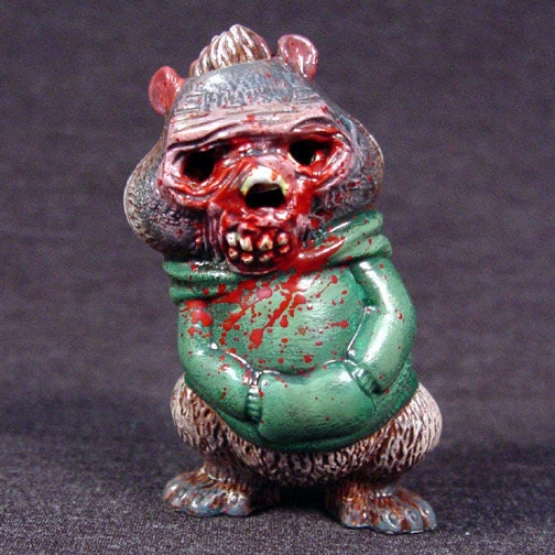 Zombie Theodore OOAK Alvin and the Chipmunks SAYS A PHRASE Ooak