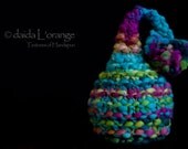 OOAK Newborn Ruffle Waves Pixie Elf Hat - Forest Rain - Inspired by Nature Collection
