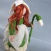 Needle felted Waldorf  Snowdrop Maiden-Flowers children- standing doll-soft sculpture-needle felt by Daria Lvovsky