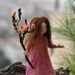 Needle felted Waldorf Plum maiden- soft sculpture -needle felt by Daria Lvovsky