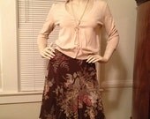 Vintage Button-Up Sweater in Cream, Ann Taylor, M