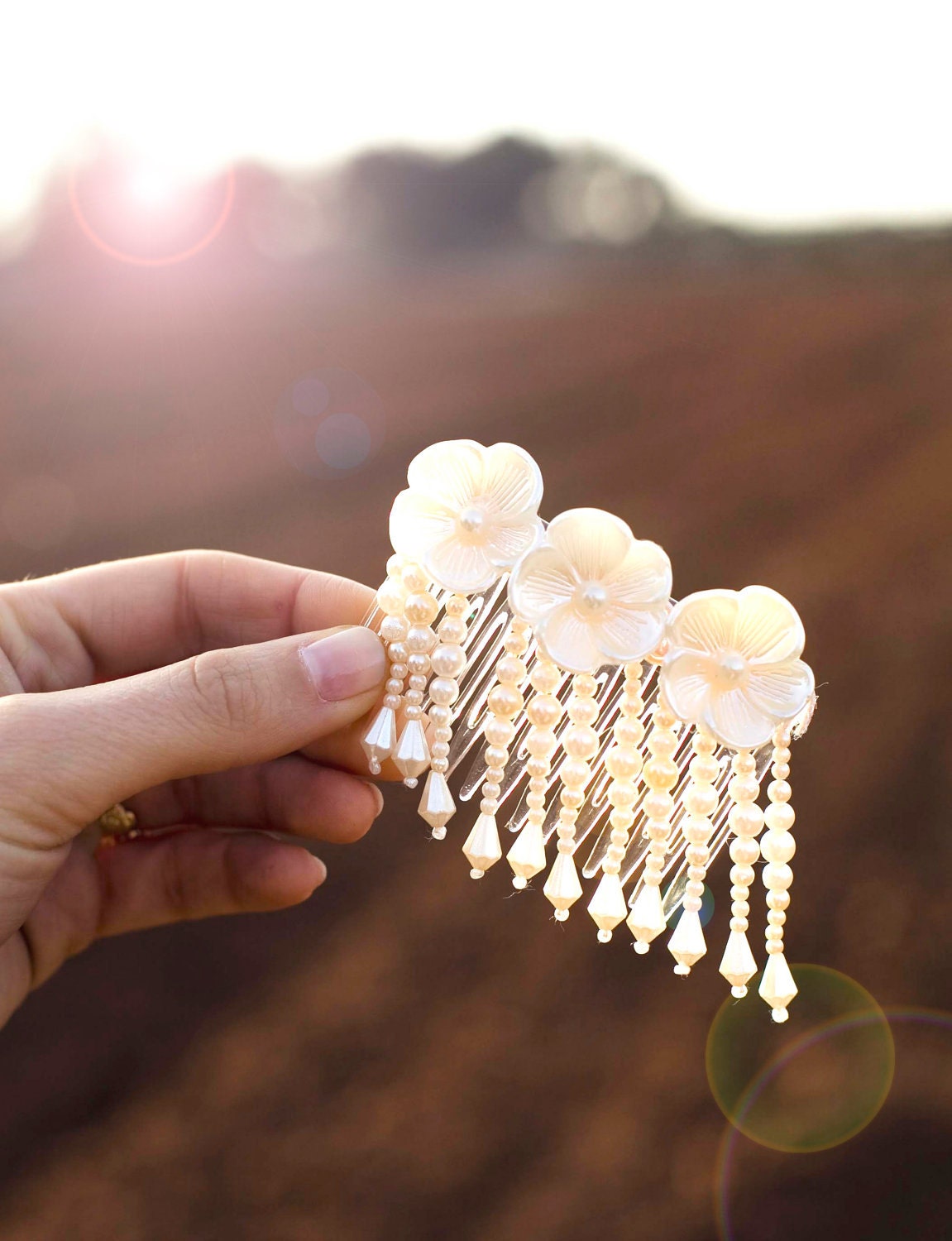 Bridal hair comb, Vintage style bridal pearls wedding hair comb,Vintage style hair comb, wedding hair