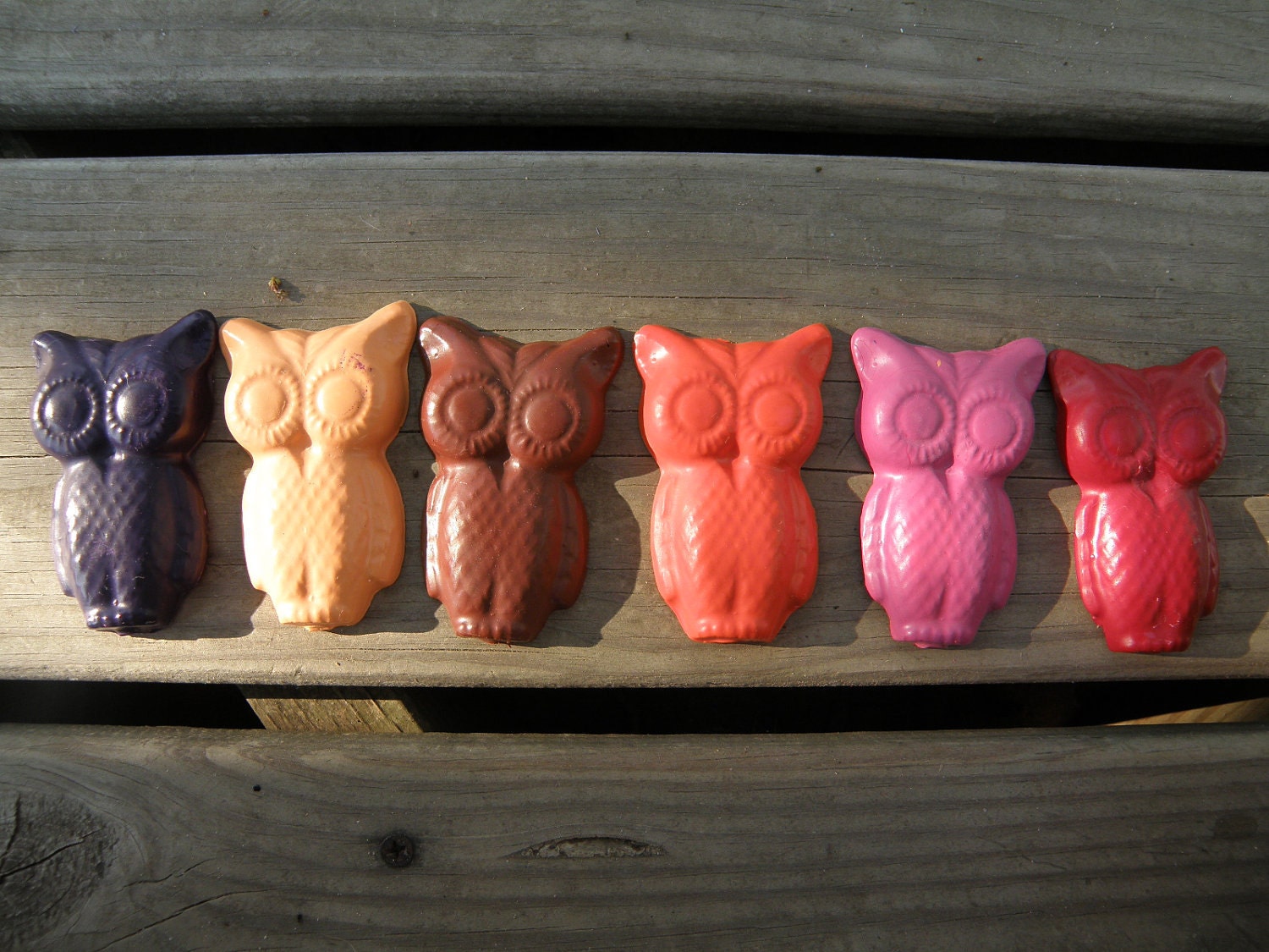 Recycled Crayons- Owls
