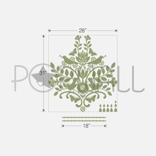 Vinyl Wall Sticker Wall Decals Tree Decal - New Style Chandelier With Birds -  041