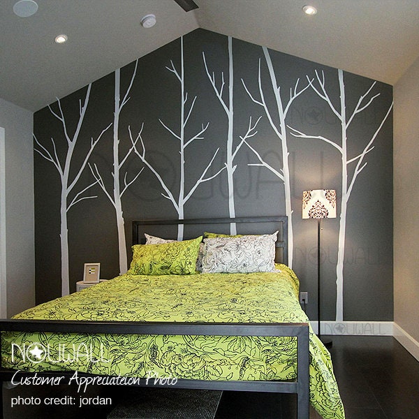 Art Wall Decals Wall Stickers - Winter Trees decal - wall decal 036
