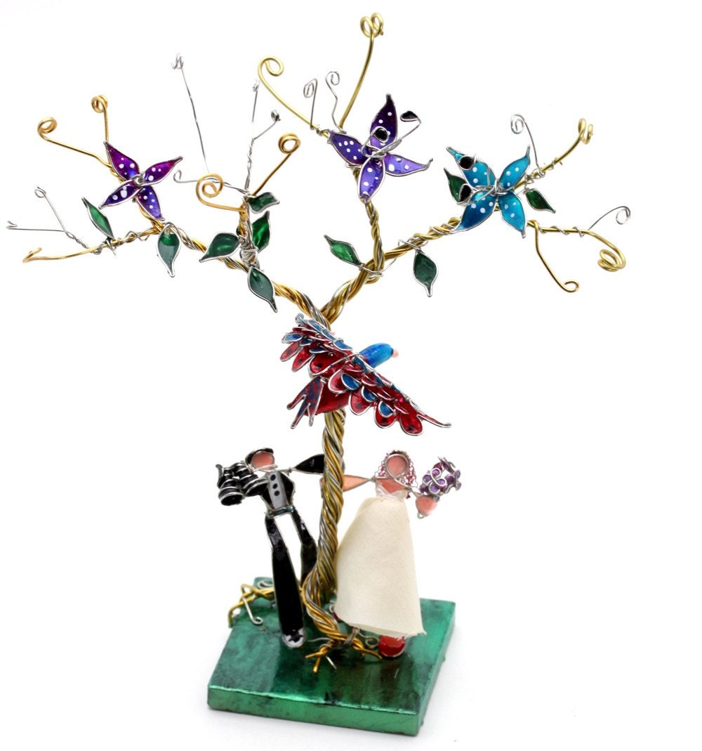 The Birdwatchers - Custom Wedding Cake Topper