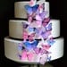 The Original EDIBLE BUTTERFLIES Cake & Cupcake toppers  - Assorted Pink and Purple - set of 30 - Food Accessories