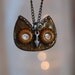 Steam Punk Owl Necklace