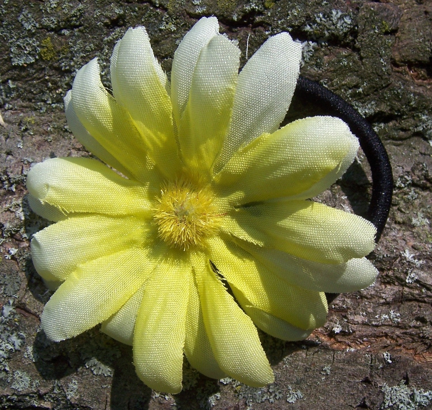 Yellow Daisy Ponytail