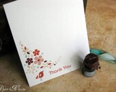 Bird Thank You Cards with Matching Envelope Bird Label- Set of 10
