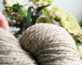 Peace Fleece , undyed, natural worsted weight wool yarn for knitting, Negotiation Gray