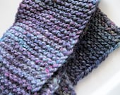 Scarf, womens Winter wool, hand knitted winter, purple, periwinkle blue, Winter Fashion, Winter Accessories