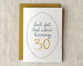 Birthday Card - Thirty