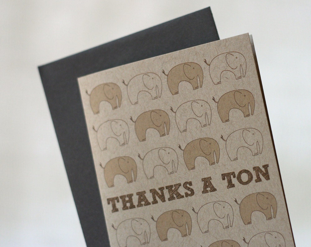 Note Card Set - Thanks A Ton