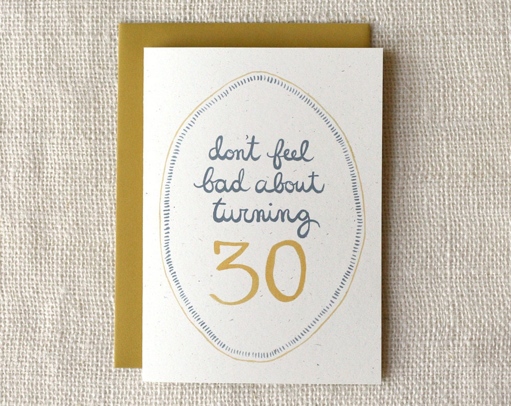 Birthday Card - Thirty