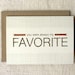 Father's Day Card - Favorite