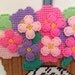 Needlepoint Wall Hanging, Flower Cart