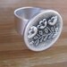 Perfect Botany Silver Marley Jane Flower Ring
