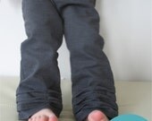 Pleat-Bottom Pants pattern and tutorial PDF 12m-5T EASY SEW epattern