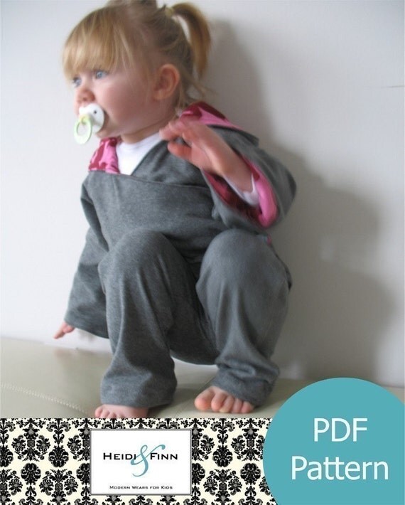 Comfy Yoga Suit pattern and tutorial 12M-5T epattern  pants and top sweater PDF