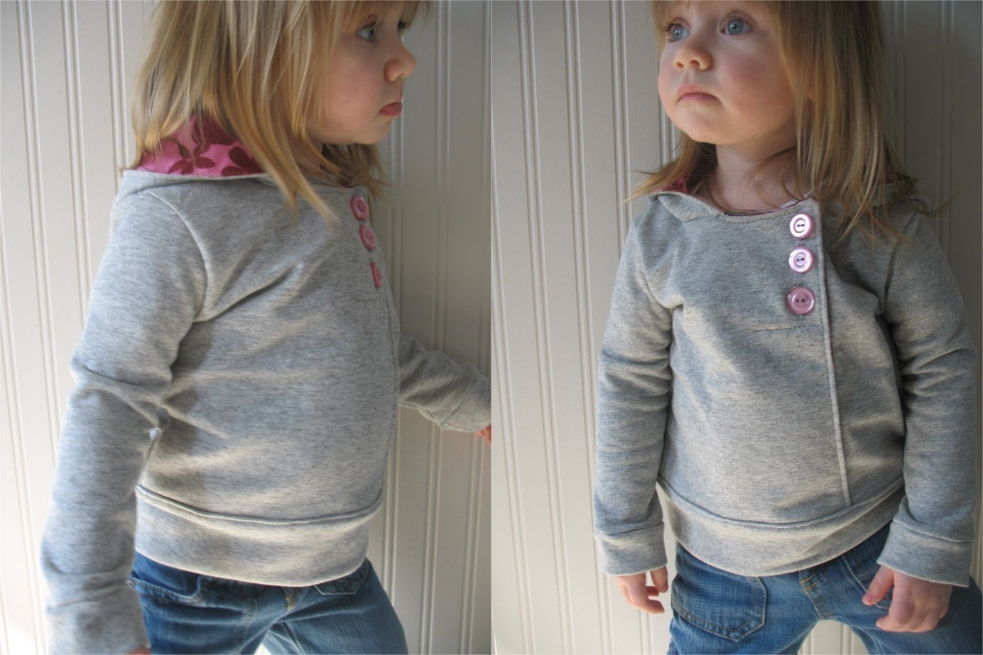 Urban Unisex Hoodie pattern and tutorial 6M - 5T PDF pattern boy girl