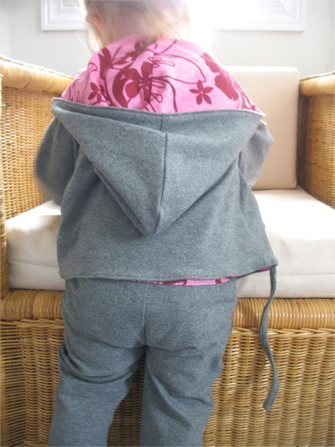 Comfy Yoga Suit pattern and tutorial 12M-5T epattern  pants and top sweater PDF