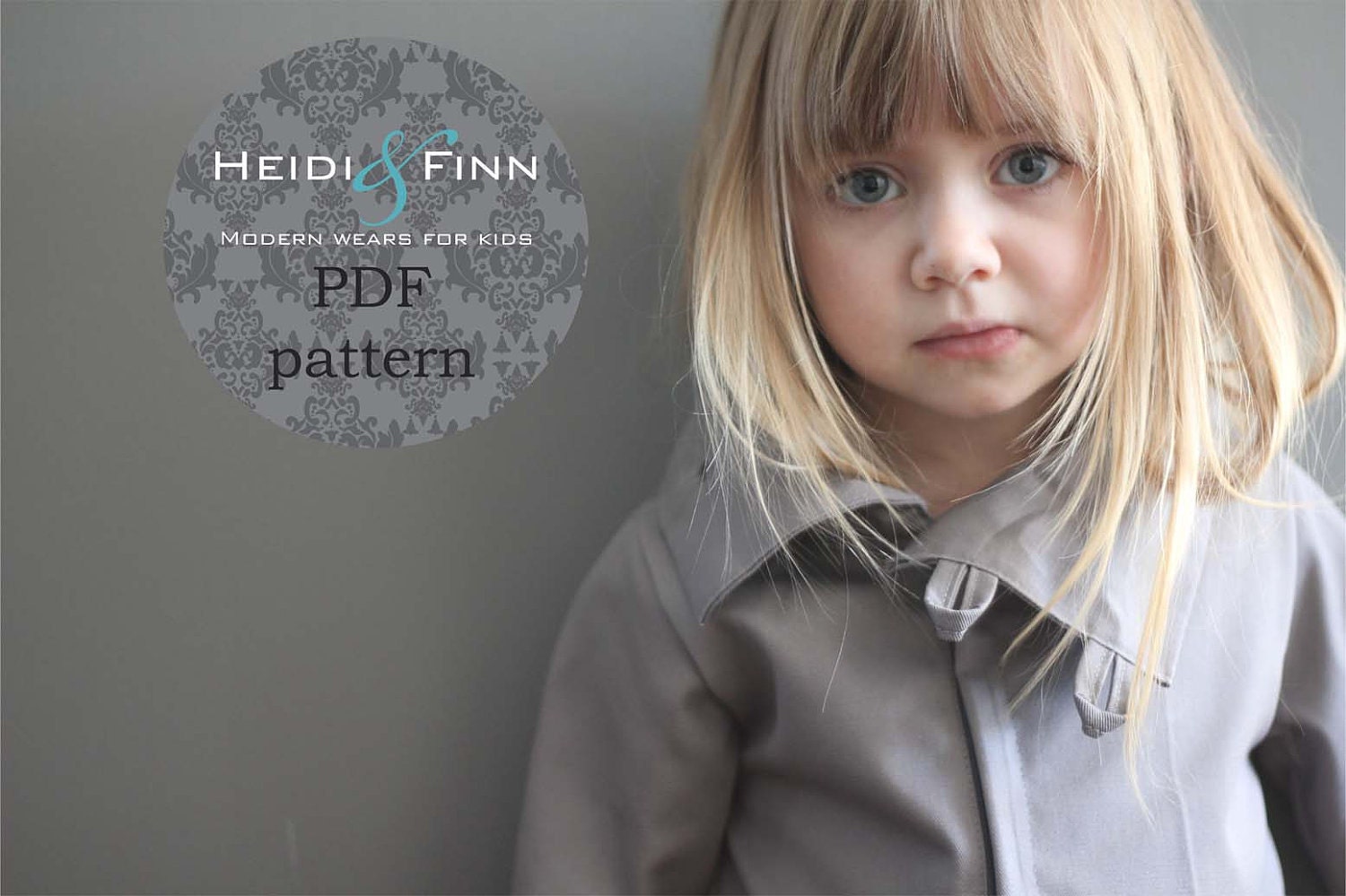 NEW Urban Weekender Coat pattern and tutorial 12M - 5T PDF pattern boy girl modern zipper jacket cowl