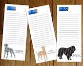 Personalized Dog Notepad -- To Dog List Custom Breed Single Notepad