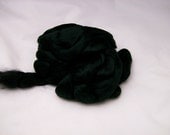 Alpaca Yarn Company - Baby Alpaca Top (roving)- Paca Puff -  BLACK - 4 ounces