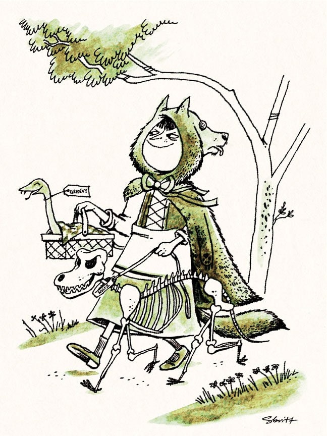 Little Red Rotten Hood - Limited Edition Print