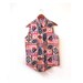 Vintage 80s Silk Floral Button Up Sleeveless Blouse s m
