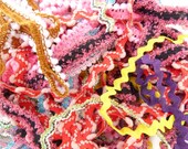 Tropical Frenzy Destash Bag 1.76 Ounces Or 50 Grams Of Bright Colorful Ribbon Trims