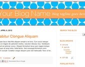Blogger Banner Design - Chic 104 -  Design for Blogger or Wordpress