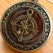 Steampunk Victorian Compass pocket watch nautical pirate pendant charm necklace locket