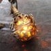 Hunger Games peeta FIRE necklace - Girl on Fire pendant charm locket jewelry insipred by Katniss Everdeen