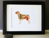 Flintstones -Irish Wolfhound Dog Vintage Silhouette