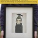 CANOE RIDE Chocolate Lab 16 x 16 inch Giclee Print SIGNED by Ryan Fowler