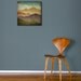 MOUNTAIN VIEW Smoky Mountains Green Mountains Gallery Wrapped Canvas Panel wall art 16x16 inches SIGNED