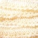 Lace embellishment hand knit cream cotton thread one yard ready to ship