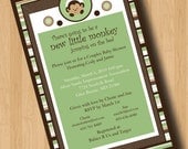 New Little Monkey - Baby Shower Invitations - Digital Design Only Il_170x135