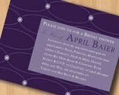 Circles and Flowers - Bridal Shower Invitations - Digital Design Il_170x135