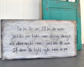 Headboard - Rustic - Word Art - Custom - Hand Painted Sign - You Can Choose Your Own Words and Font - Twin Full Queen