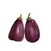 2 Eggplants art Print of original watercolor painting, Botanical , still life in purple Aubergine and olive, kitchen decor. limited edition