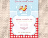 DIY Printable Farm Barnyard Invitation DIY Printable Birthday Party Invitation 5x7 Il_170x135