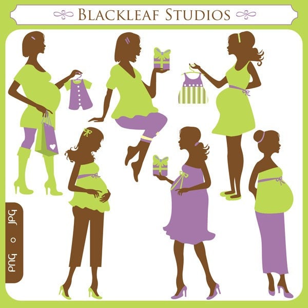 Mom to Be - its a baby, baby shower, pregnancy, baby bump, premade logo, mom to be, pregnancy silhouette - Personal and Commercial Use Il_570xn