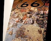 Route 66 Money Photo Art Blank Greeting Card
