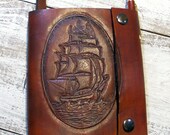 Custom Leather Journal, Leather Softcover Journal, Limp Leather Bound Book