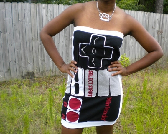Custom Nintendo NES Controller Dress