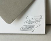 Letterpress Stationery "TYPEWRITER"