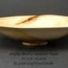 Display Bowl in Reclaimed Maple OOAK